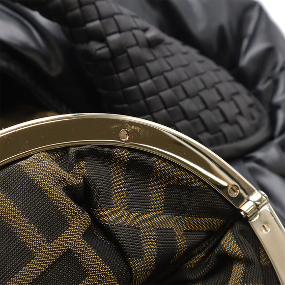 Fendi Spy Bag Handbag Tote Moncler Leather Black - Picture 10 of 10